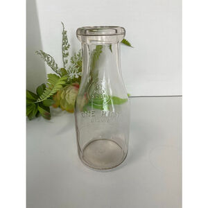 Vintage Cream Glass Bottle 52 Minn Seal